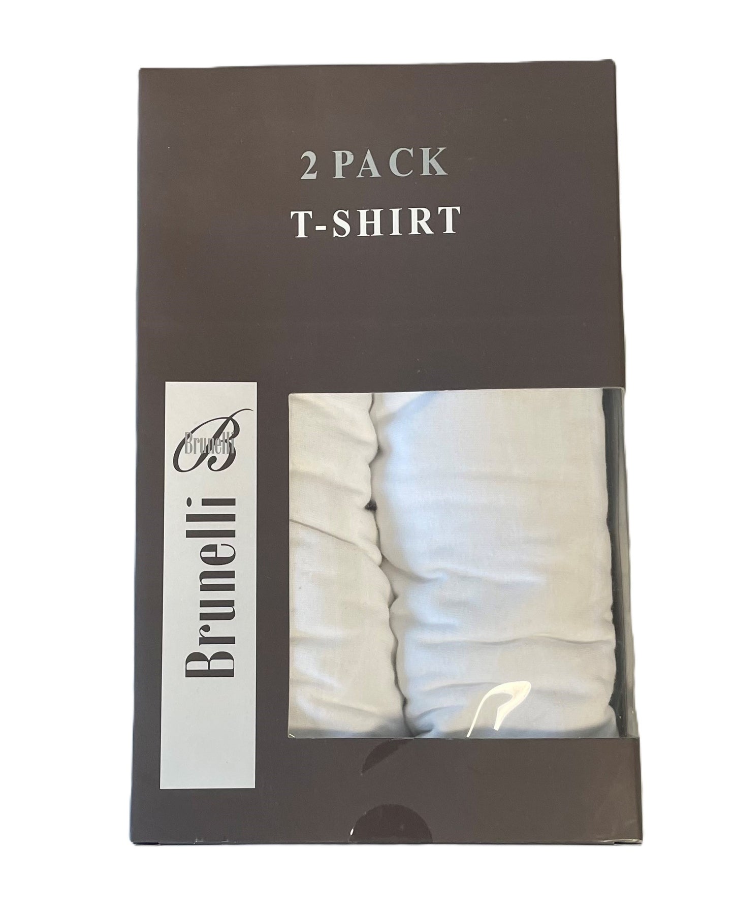 Brunelli T-shirt rund hals 2 pack