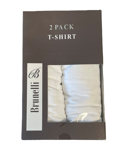 Brunelli T-shirt rund hals 2 pack